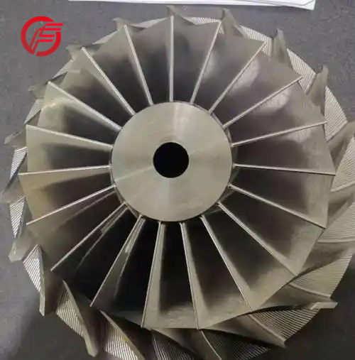 Impulsor de titani integral de fosa de precisió Impulsor de ventilador soldat